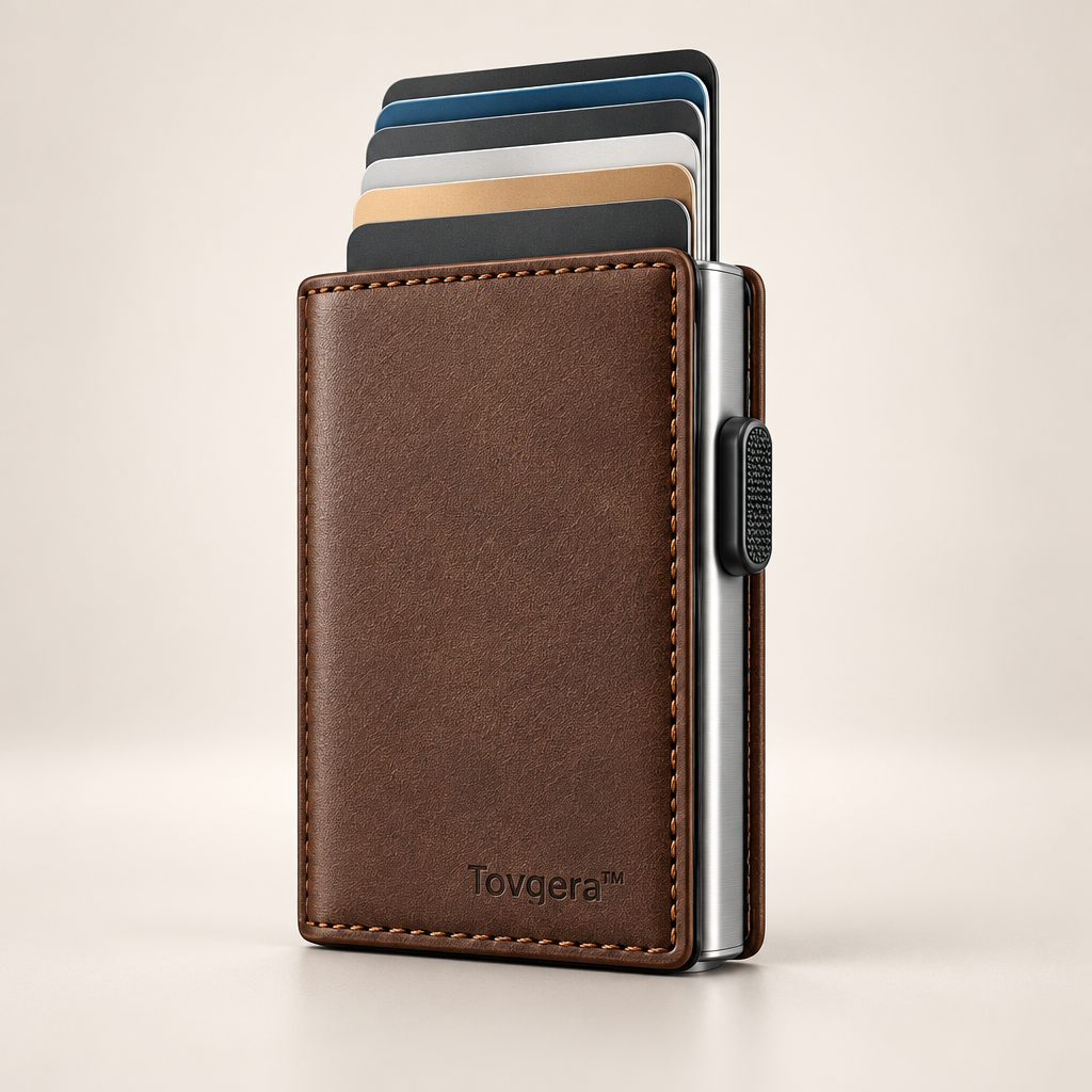 Tovqera™ RFID-Style Pop-Up Card Holder image 01