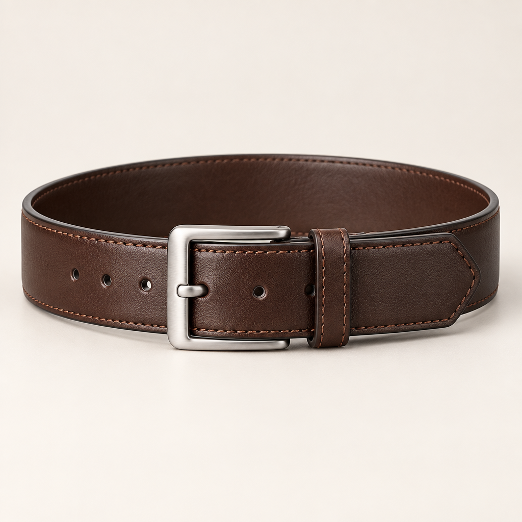 Tovqera™ Classic Leather Pin-Buckle Belt image 01